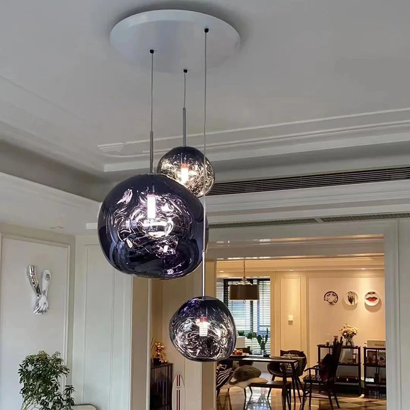 

Modern PVC Pendant Light Lava Home Decoration Bedroom Living Room LED Pendant Lamp Dining Room Hanging Lamp Indoor Lighting