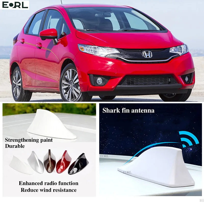 

For Honda Fit Jazz Shark Fin Antenna FM Signal Super Aerials Amplifier Waterproof Signal Amplifier FM/AM Radio Aerials