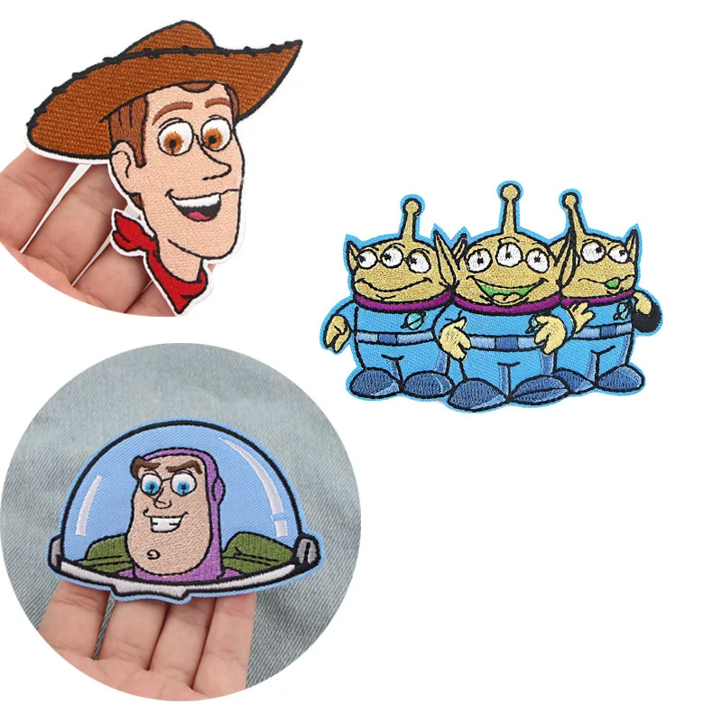 

Toy Brigade Cartoon Embroidery Cloth Patches Clothing Accessories Clothing Patches Iron on Patches for Clothes Cute Patch Logo