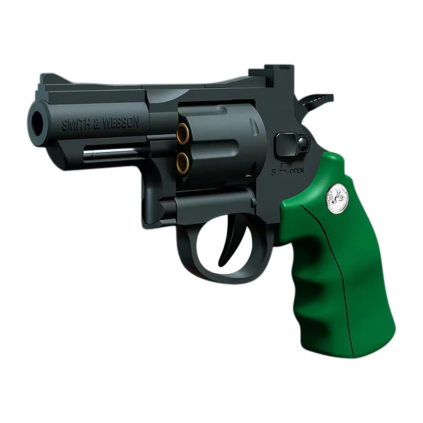 

100 Soft Ball Toy Blaster Toy Revolver Foam Bullet Ball Blaster With Two Kinds Of Ball 12 Pieces Gift Educational Toy Model For