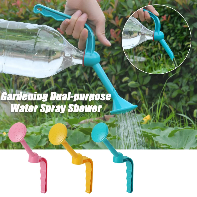 

Gardening Plant Watering Handheld Dual-purpose Water Spray Bottle Water Can Top Waterers Shower Seedling Irrigation