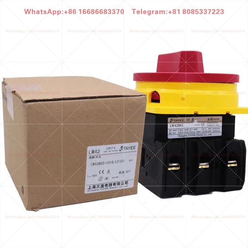 Фото Переключатель включения/выключения Tianyi LW42B25 63A32ALW42B32 LW42B63-1016/LF101 №4