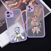 gasai yuno anime phone case matte transparent for iphone 7 8 11 12 13 plus mini x xs xr pro max cover