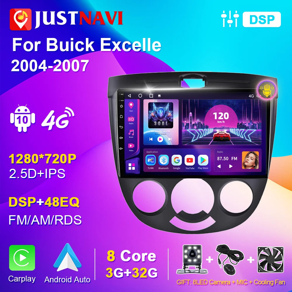 

Android 10 Car Radio for Buick Excelle Hrv 2004-2013 for Daewoo Gentra 2 2013-2015 Multimedia Player Stereo Autoradio Navigation