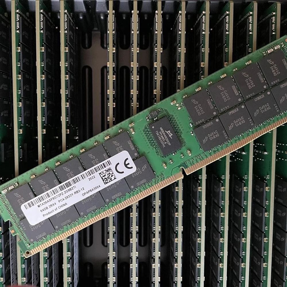 1 шт. Оперативная память MTA36ASF4G72PZ-2G9E2 для серверной памяти MT DDR4 RDIMM 32G 2RX4 2933 ECC REG PC4-23400
