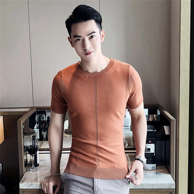 

7604-T-T-shirt with round neck and short sleeves