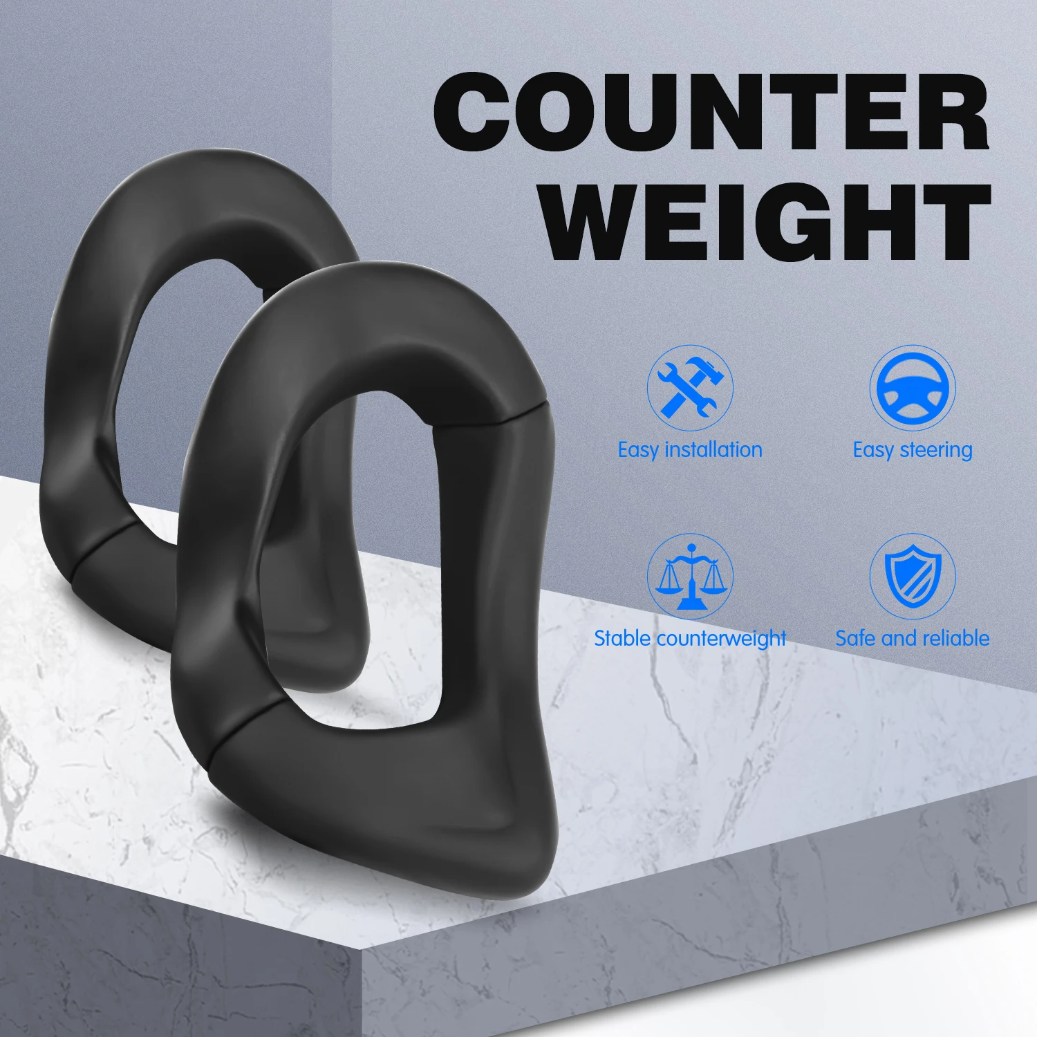 

for Tesla Model 3/Y/X/S steering wheel counterweight ring autopilot FSD autopilot assist AP steering wheel booster gravity ring