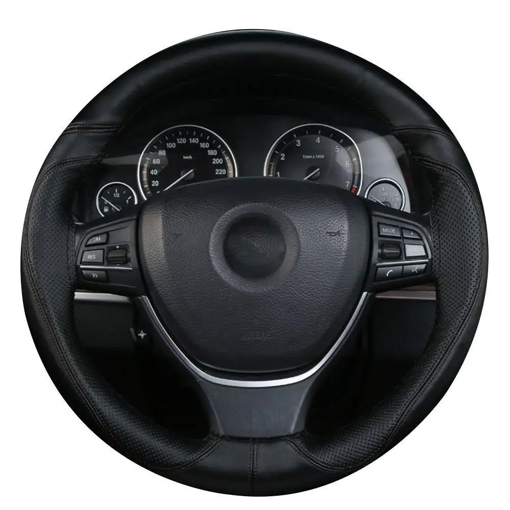 

37-38 см, искусственная кожа, мягкая воловья кожа, рулевое колесо, нескользящая оплетка, 38 см, 100% дюйма, с оплеткой, Ne K5g6