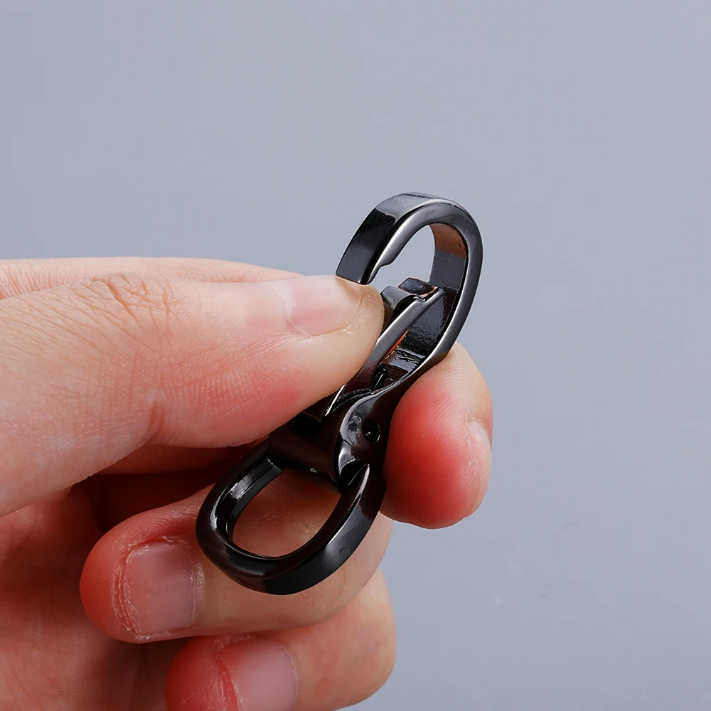 5pcs/lot Gold Silver Bronze Black Metal Swivel Lobster Clasp DIY Keychain Keyring Key Chain Ring Craft Bag Hardware Wholesale