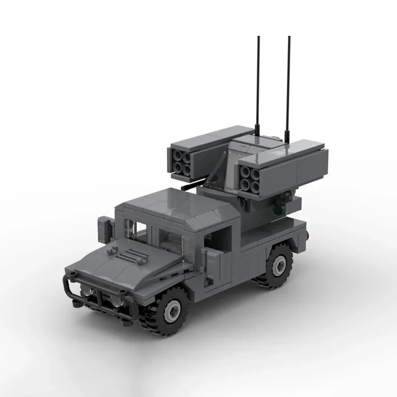 Строительные блоки Moc HMMWV AN/TWQ-Avenger модель технические кирпичи сборка сделай сам