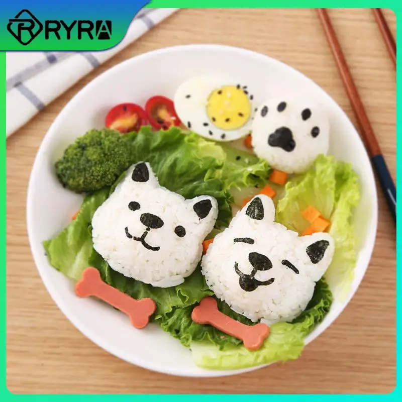 

Rice Vegetable Roll Mould Portable Multiple Sushi Mold Domestic Cartoon Sandwich Mold Childrens Toys 3d Animals Sushi Tools