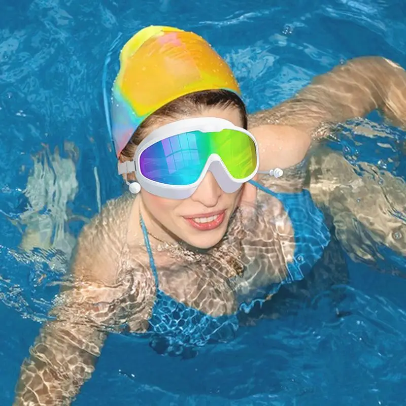Очки для плавания взрослых регулируемые очки полной защиты HD четкие