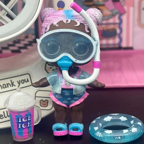 8CM LOL Doll Collectible Girl DIY Toy Doll Set Includes Doll Clothes, Shoes and Accessories Children's Birthday Gift