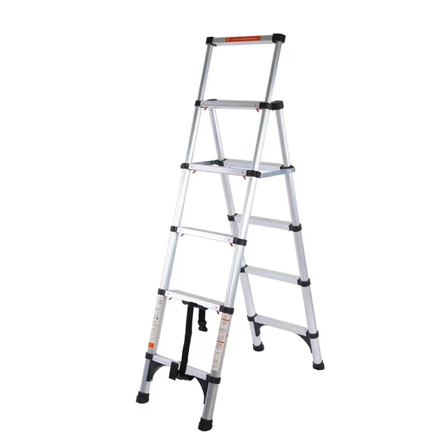 Многоцелевая телескопическая удлинительная лестница Deliladder алюминиевые
