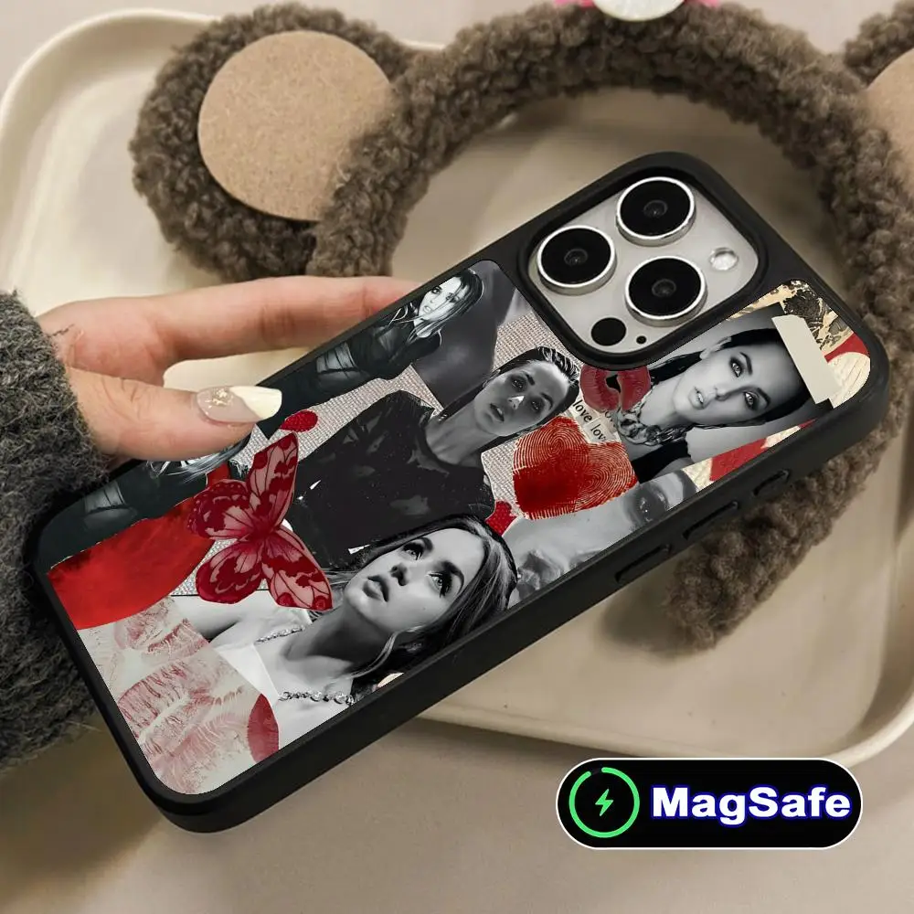Фото Чехол Ana de Armas для мобильного телефона для iPhone 17, 16, 15, 14, 13, 12, 11 Air Pro Max Plus Magsafe, матовая поверхность, красочный чехол, роскошный №4