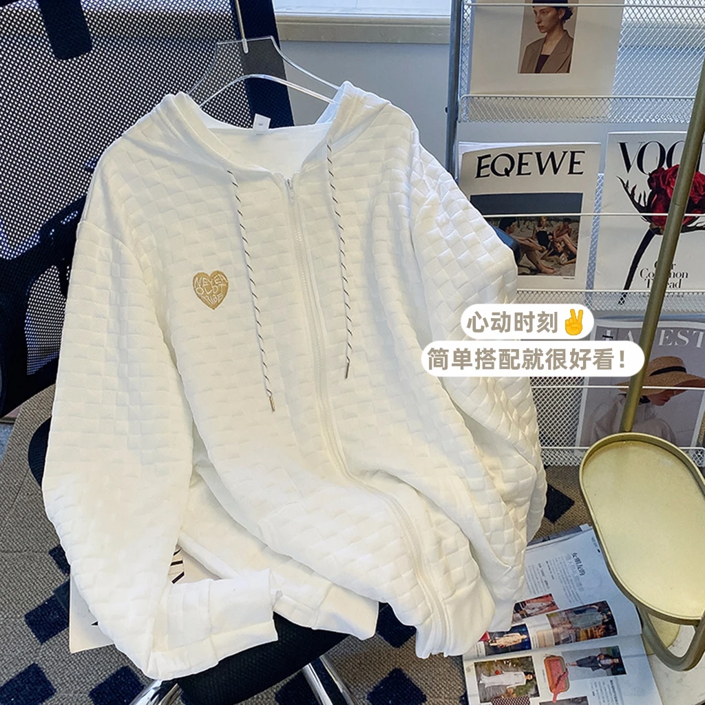 

Autumn Winter Women Sweatshirt Long Sleeve O-neck Korean Fashion Casual Loose Solid Color Polyester Cotton Houthion