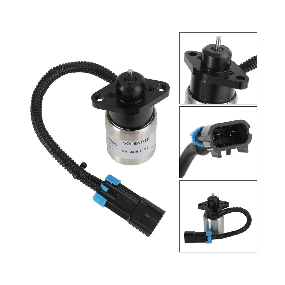 12 В стопорный электромагнитный привод 0175-12A5C9S Sa-4863 для двигателя Woodward Kubota