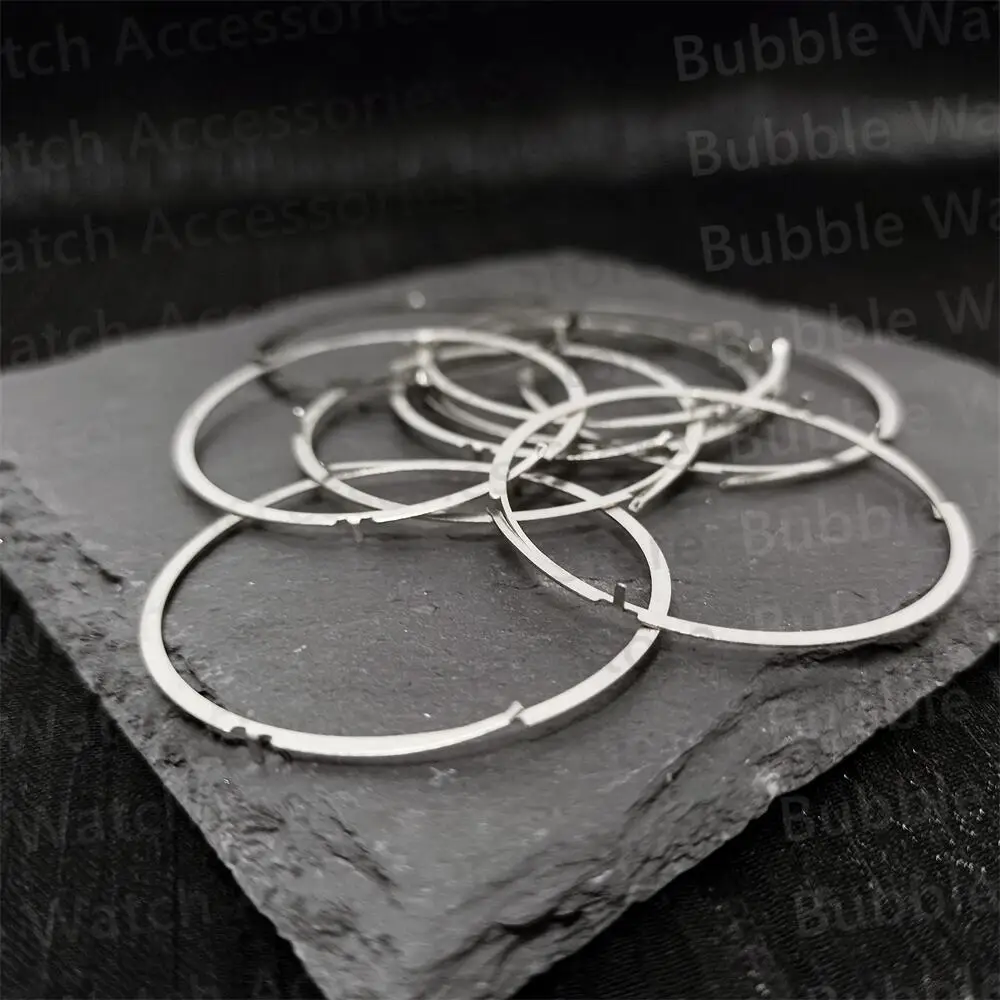 Silver High-quality Stainless Steel Bezel Click Spring Ring Fit For SKX005 SKX007 Watch Case Replace Parts