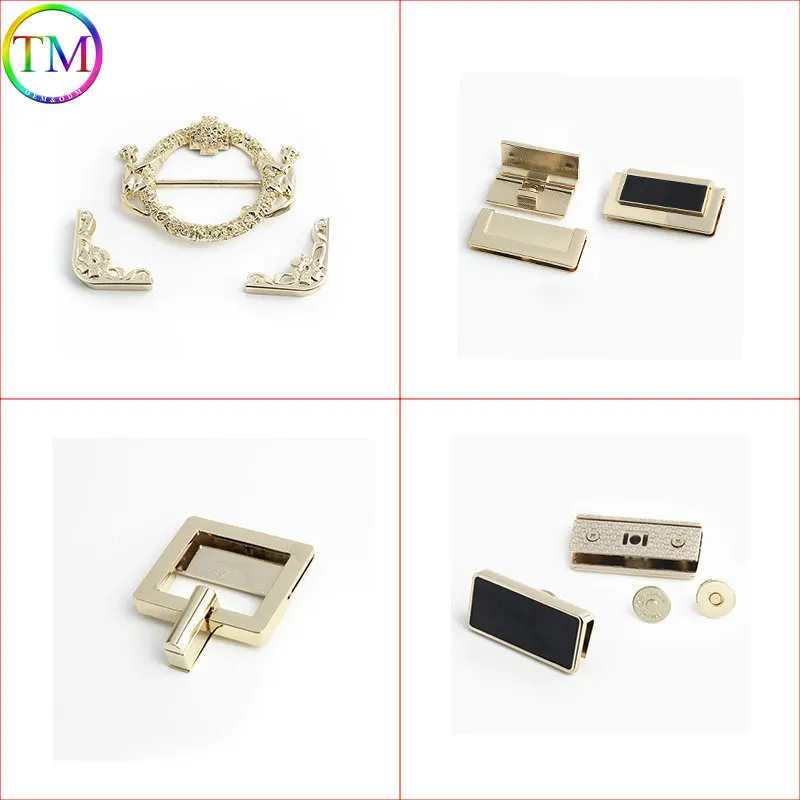 Gold Silver Fashion Cute Metal Clasp Turn Lock Closure Press Push Clasp Twist Bag Lock For Leather Handbag Purse Accessories