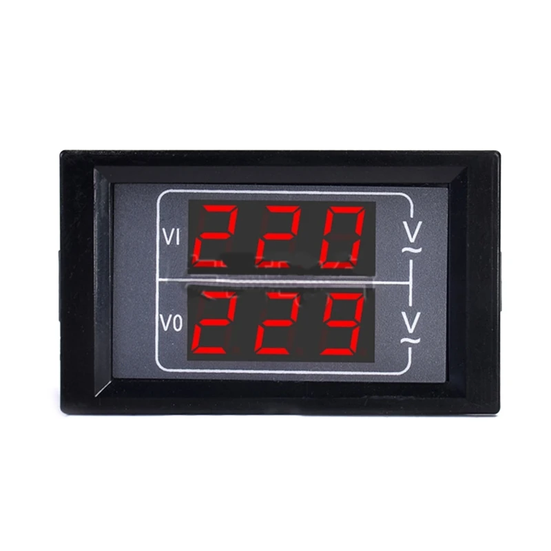 

LED Digital Voltmeter Meter Instrument Tool Two-way Display Meter Gauge