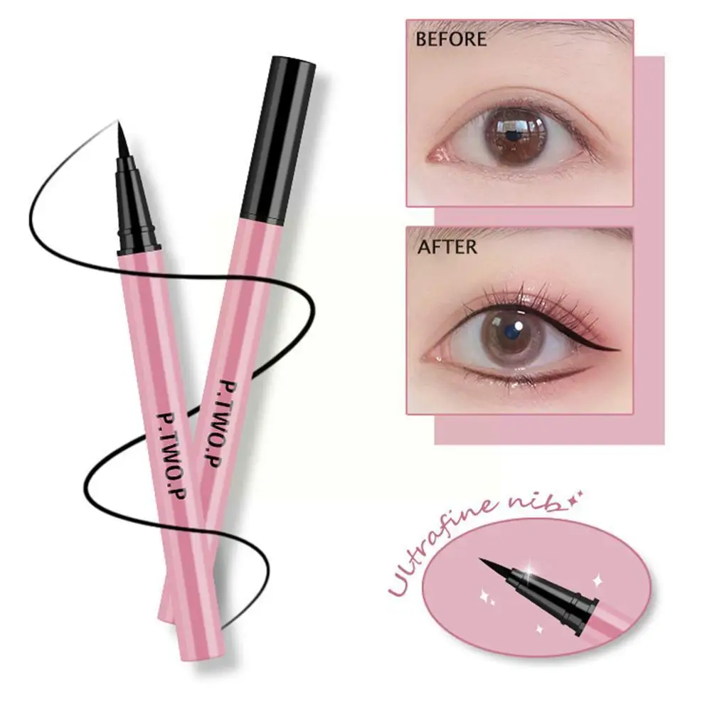 

New Black Liquid Eyeliner Eye Make Up Super Waterproof Cosmetics Proof Drying Tools Makeup Quick Smudge R4Q9