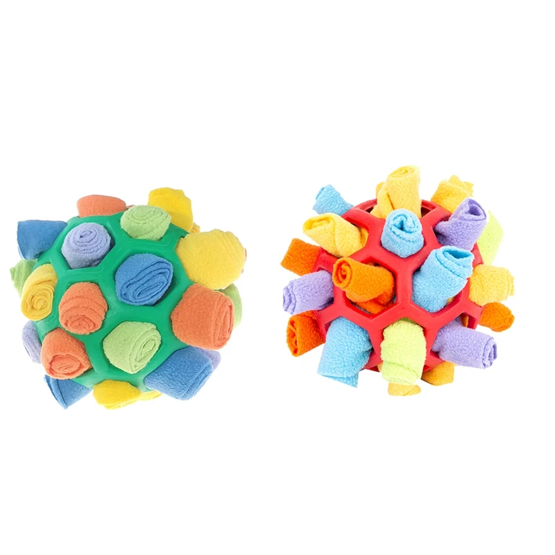 

Interactive Dog Puzzle Toys Encourage Natural Foraging Skills Portable Pet Snuffle Ball Toy Slow Feeder Training