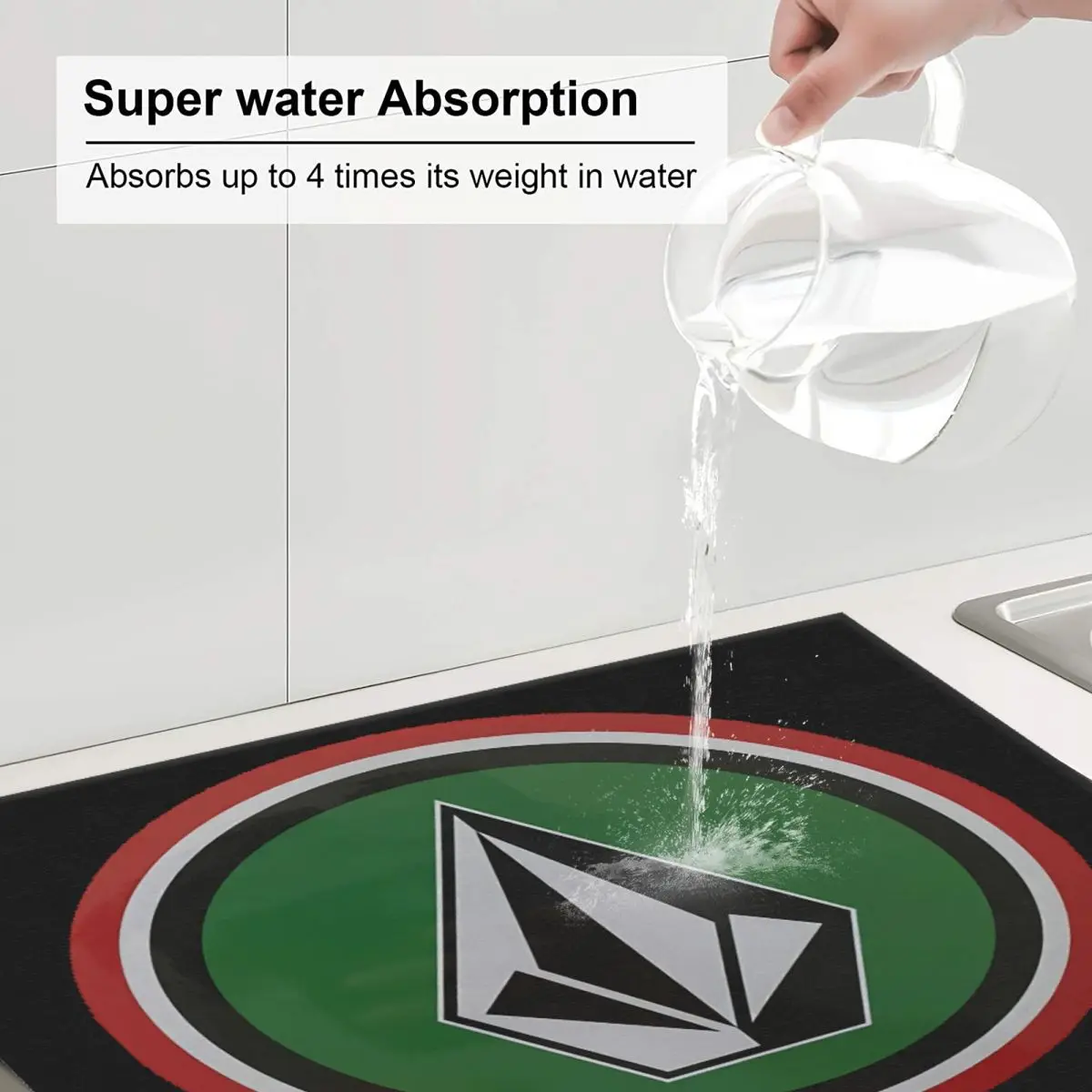 Каменная доска для серфинга Volcoms коврик сушки посуды кухни супер впитывающие