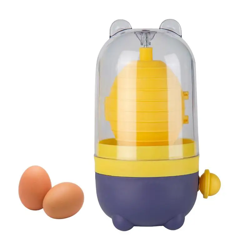 

Egg Scrambler Portable Manual Food Grade Egg Mixer Reusable Egg Yolk Shaker With Pulling Rope For Home Kitchen Accessories