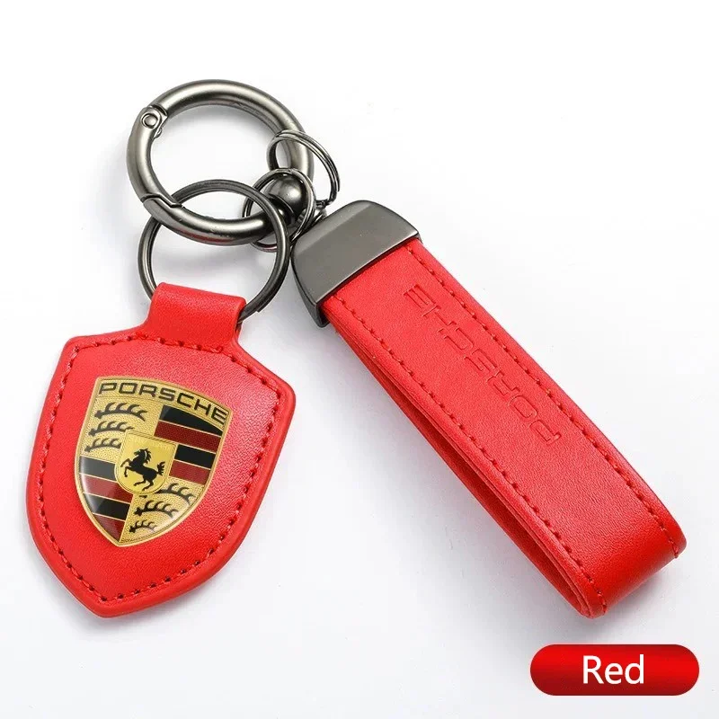 Фото Модные кожаные чехлы для Porsche Cayenne, Panamera, Macan, 911, Taycan, Boxster, Cayman, 918, Pajun Ke №5