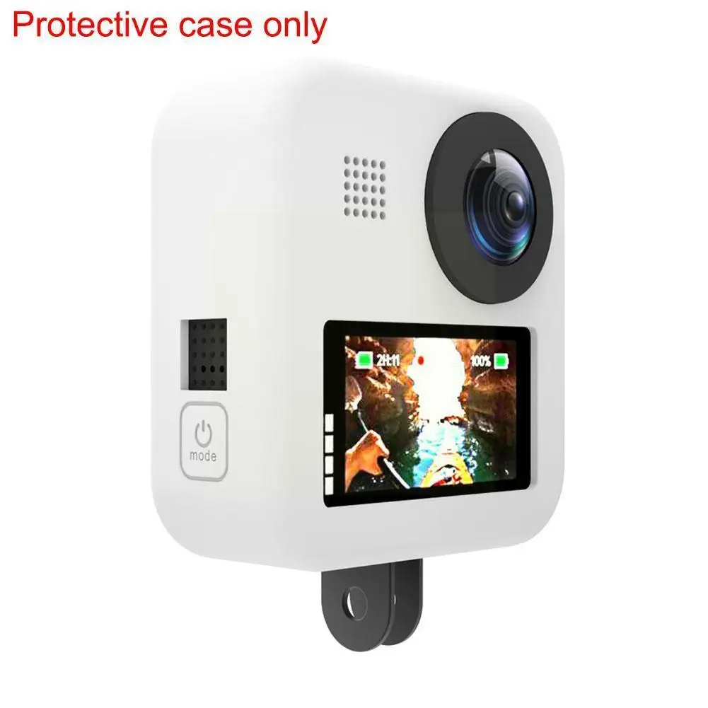 

Силиконовый защитный чехол для Max 360 Sports экшн-камера, Спортивные Профессиональные купольные детали объектива, защитный корпус J1b0