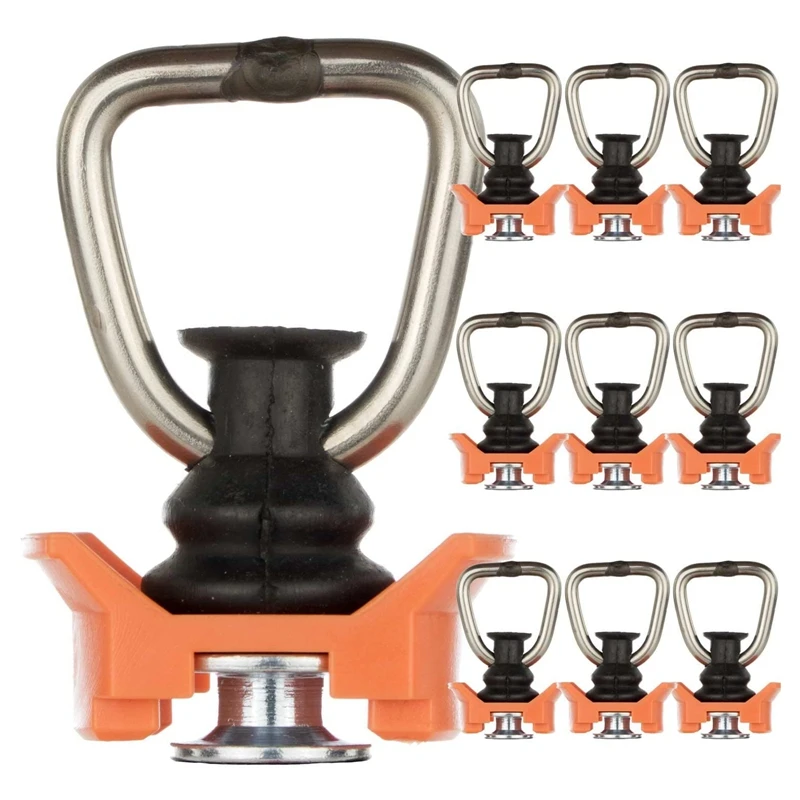 

10 PCS Single Fitting End Fitting End Fitting Lashing Ring For Airline Rail Lashing Rail For RV