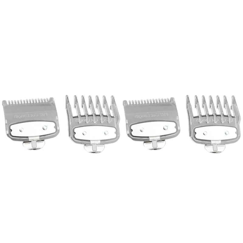 

4X For Wahl Hair Clipper Guide Comb Set Standard Guards Attach Trimmer Style Parts 1.5Mm+4.5 Mm