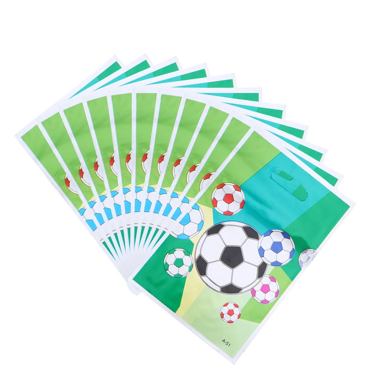

24pcs Soccer Candy Bags Football Gift Bags Paper Cookie Bags for Football Sports Theme Birthday Party Gift Bags ( Green )