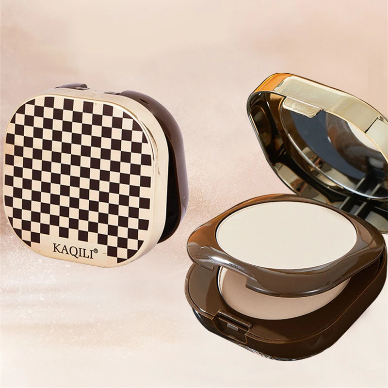 

1~5PCS Powder Wet And Dry Makeup Double Layer Fine Powder Makeup Products Concealer Powder Double Layer Pressed Powder