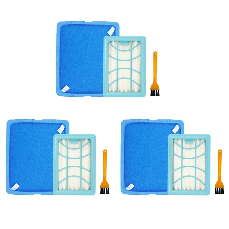 3X подходит для аксессуаров пылесосов фильтр FC9732 FC9728 FC9735 фильтрующие элементы