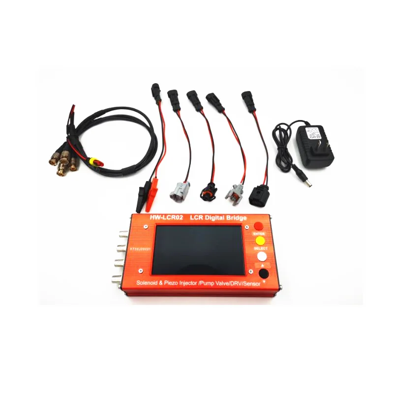 

LCR02 common rail various electromagnetic injectors test EUI/EUP ZME and DRV valves injector LCR tester