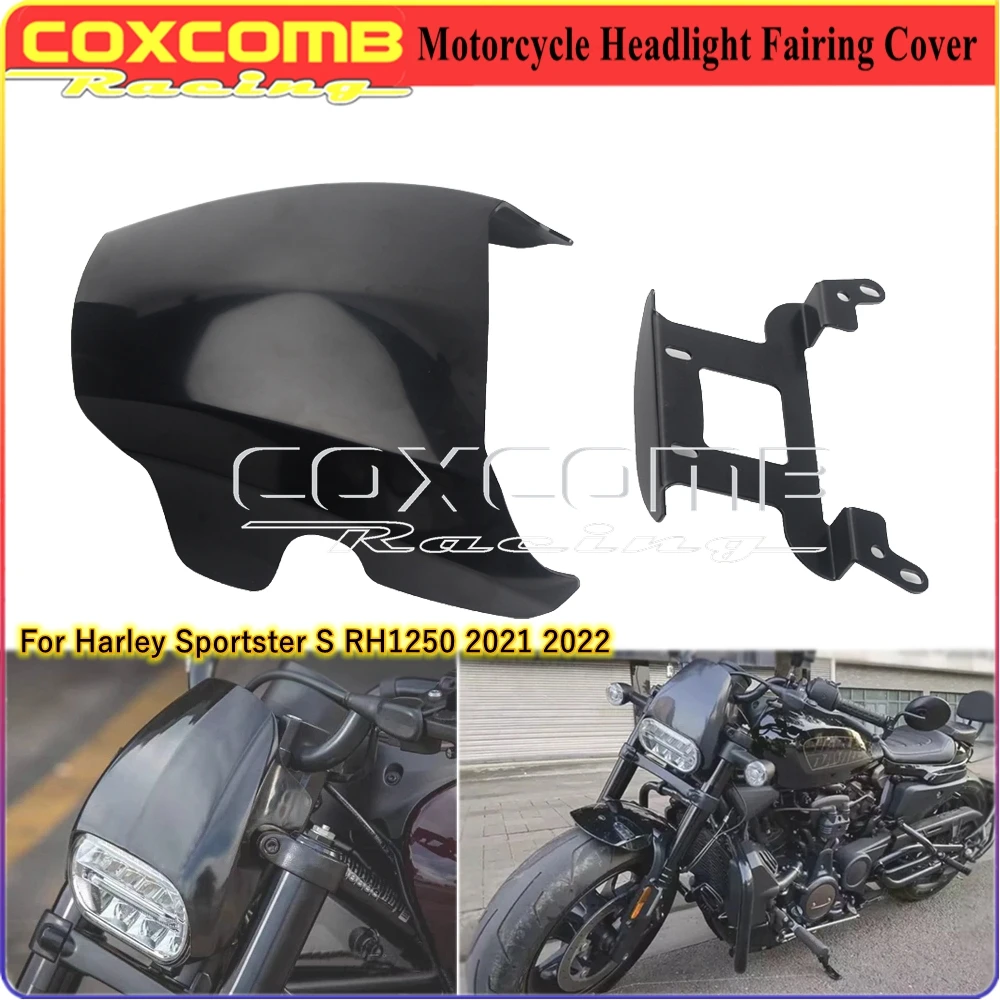 

Защитная маска на переднюю фару мотоцикла из АБС-пластика для Harley Sportster S RH1250 2021 2022