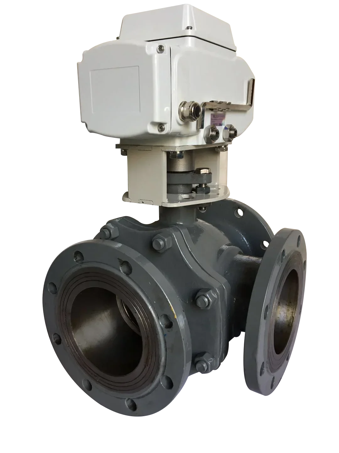 Привод 220 В 24 постоянного тока T L тип CF8M Фланцевый шаровой кран из нержавеющей