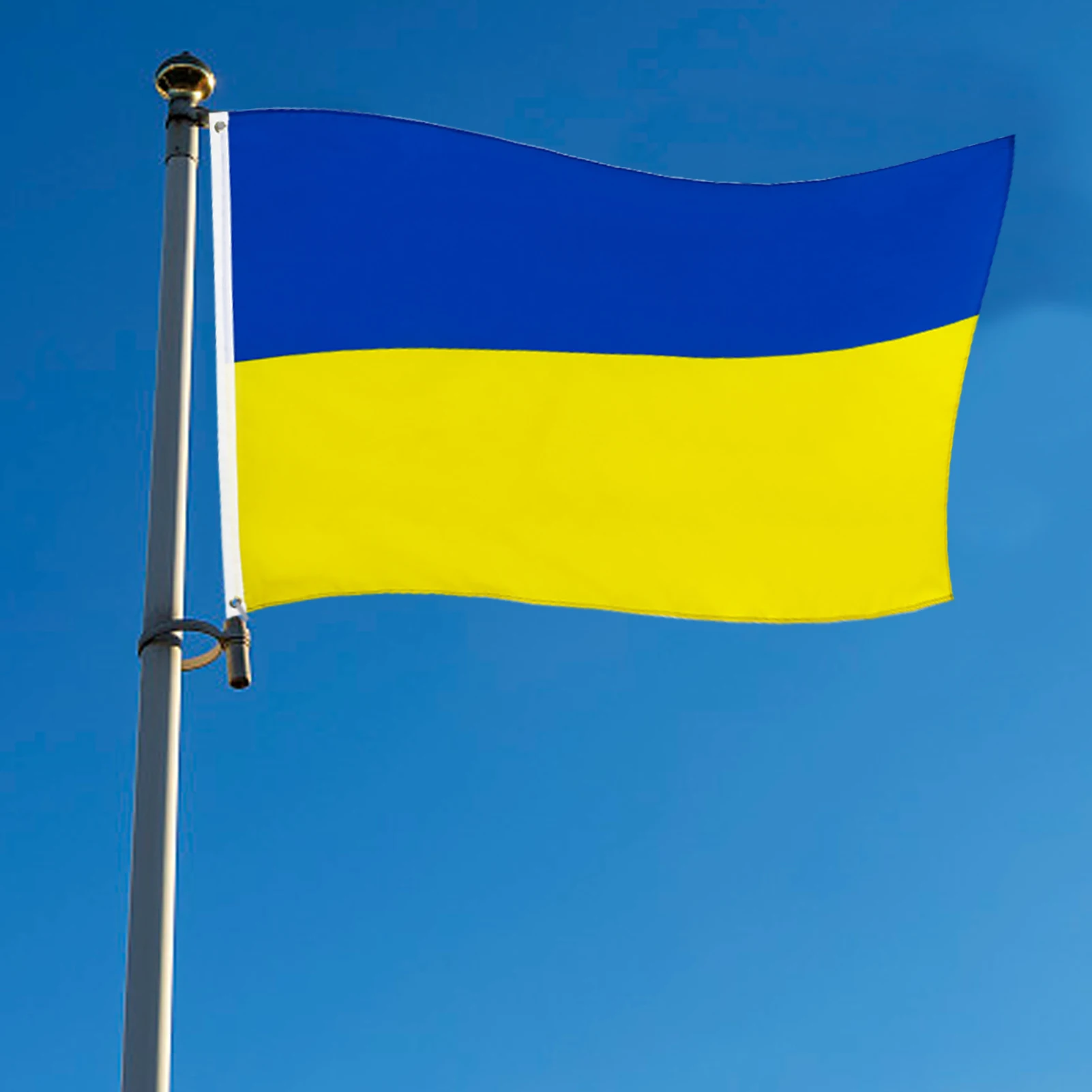 

Ukraine National Flag 90x150cm Blue Yellow 3x5ft UA UKR Ukrainian Ukraine Flying Flag For Decoration