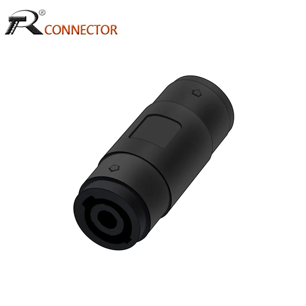 

1pc 4Pins/Pole Female to Female Speakon Coupler Adapter Audio Cable Connector New