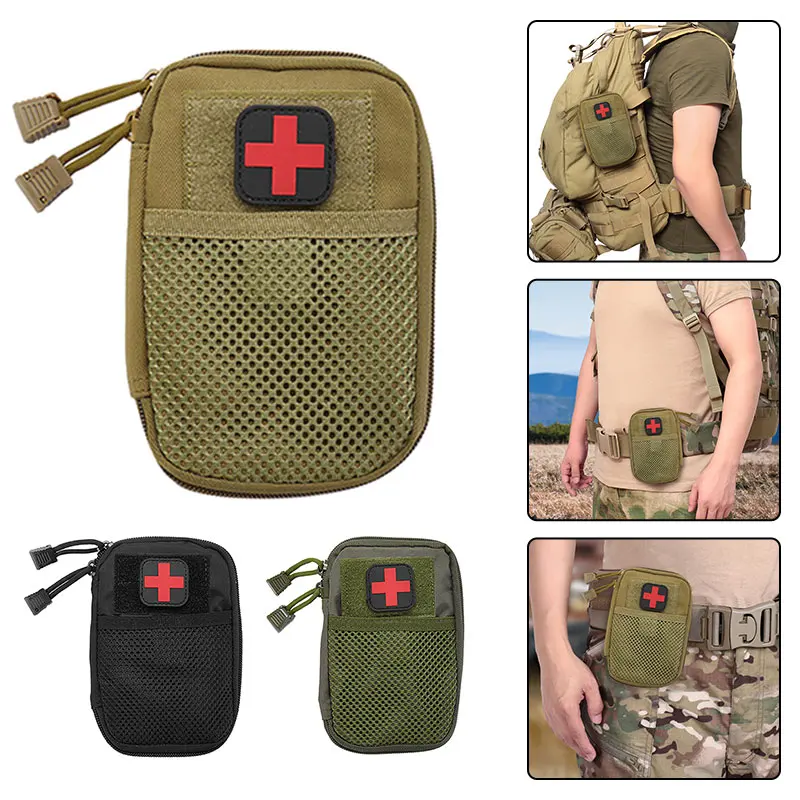 

Molle Tactical First Aid Kits Medical Bag Portable Bag Camping Hunting Emergency Medical Kits Military Tactical EDC Pouch Wallet