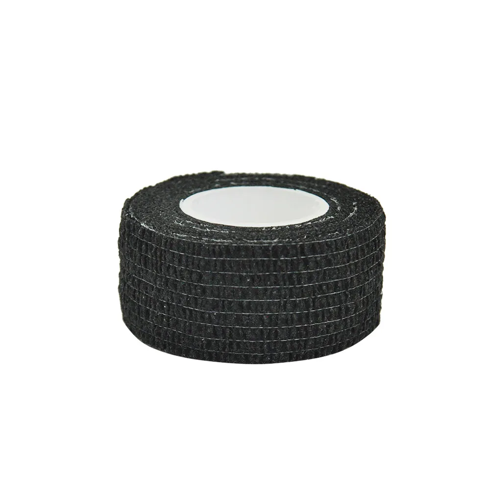 Черный эластичный бандаж для тату-ручки Обложка нетканый водонепроницаемый