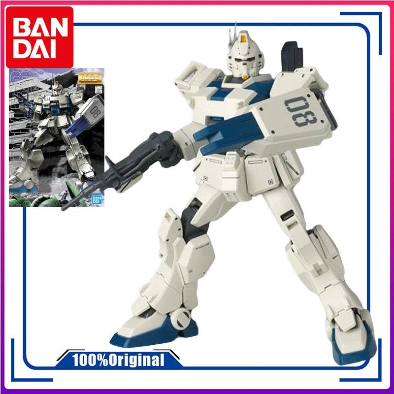 

BANDAI Gundam Anime Figure MG 1/100 Ez-8 Gundam RX-79[G] Gundam Assembly Model Action Figure Toys Children Collectible Children