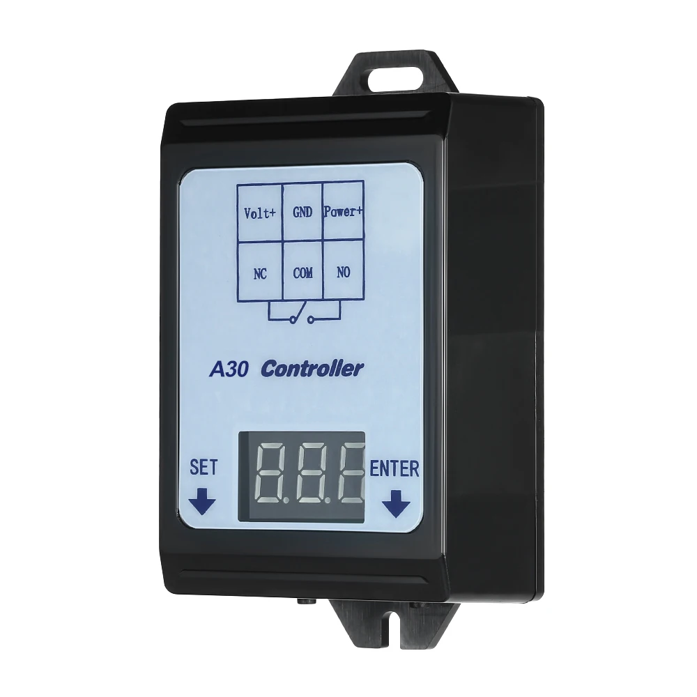 

DC 6~80V Relay Switch Controller Voltage Detection Charging Discharge Monitor with Case Digital Display DC Voltage Detection