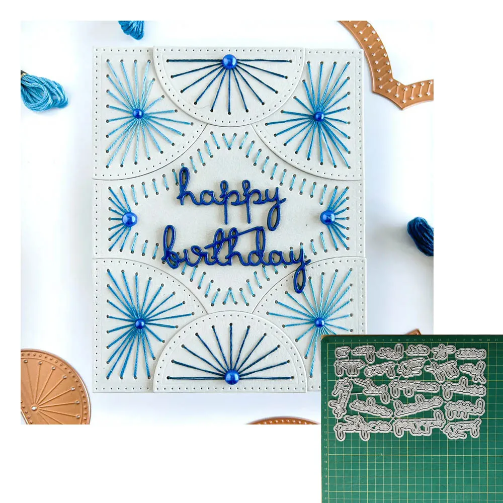 Металлические пресс-формы с английскими словами для рукоделия скрапбукинга