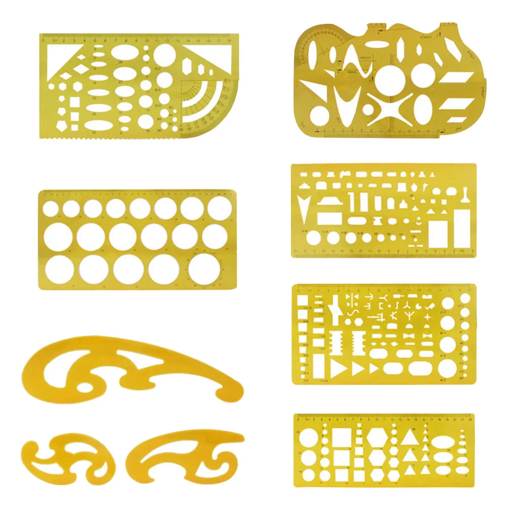 Измерительный инструмент для архитектуры круглые шаблоны линейки набор