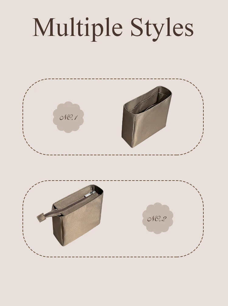 Нейлоновый кошелек-органайзер подходит для Tory Burch мини-тоут макияжа сумка