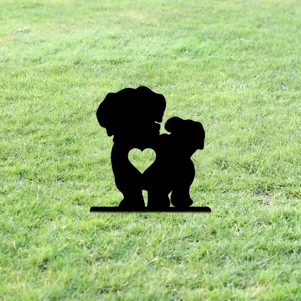 Большая Металлическая Садовая Подставка С Собачьим Хвостом Художественный