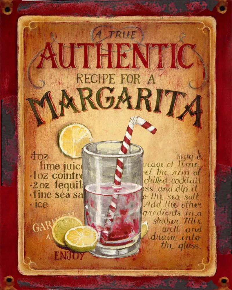 

Wine Wall Poster Vintage Retro Tin Sign Metal Wall Art Tiki Bar Farmhouse Decor Drinks Gamer Room Cocktail Teen Room Decoration