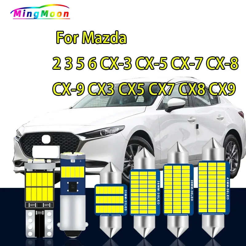 Лампы для салона автомобиля купол багажник номерной знак фотокомплект Mazda 2 3 5 6